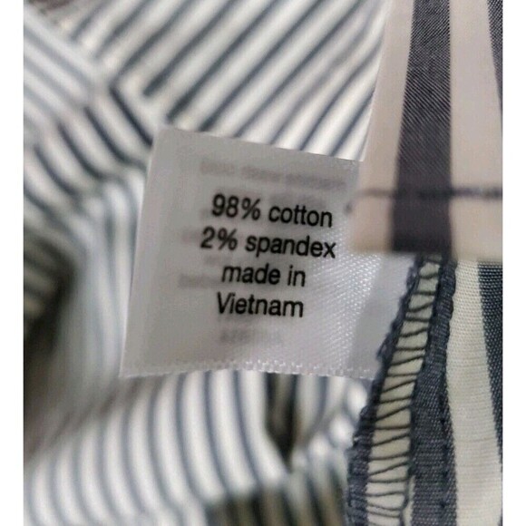 Lane Bryant Button Shirt Women's Size 2X (18/20) Striped Long Sleeve  NWT - Picture 9 of 13